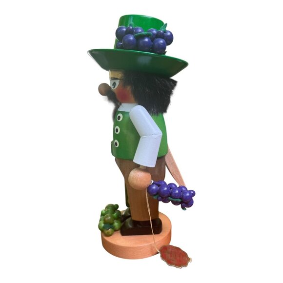 Steinbach Volkskunst Urafent Nutcracker Handmade Germany Chubby Wineseller S1337 - Picture 13 of 16